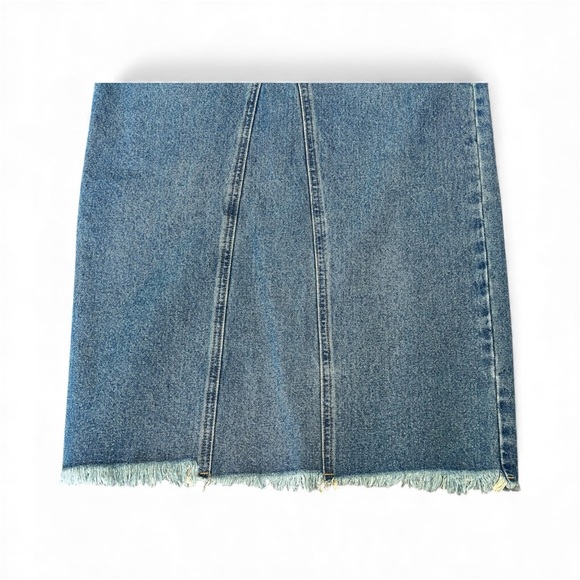 White Fox Boutique Denim Maxi Dress - Picture 8 of 16